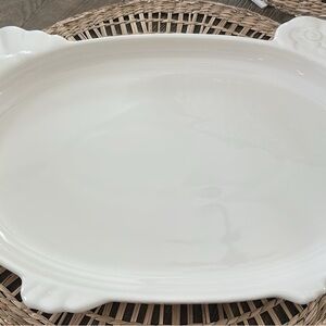 Pfaltzgraff White Oval Serving Platter